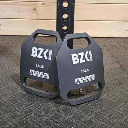 15 lb Steel Plates - Pair